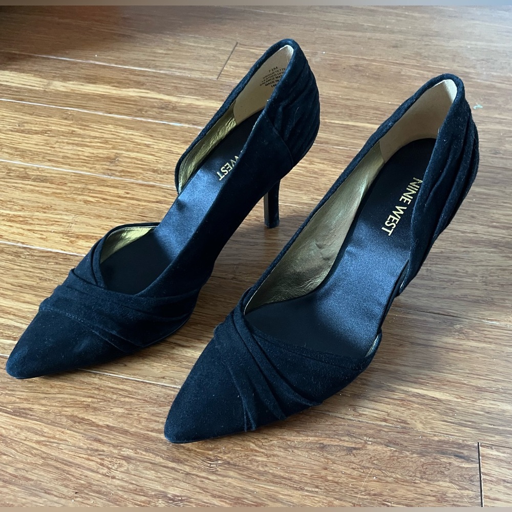 Nine West Suède Heels, Sz 37